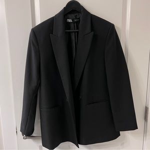 Zara oversized blazer small, worn once
